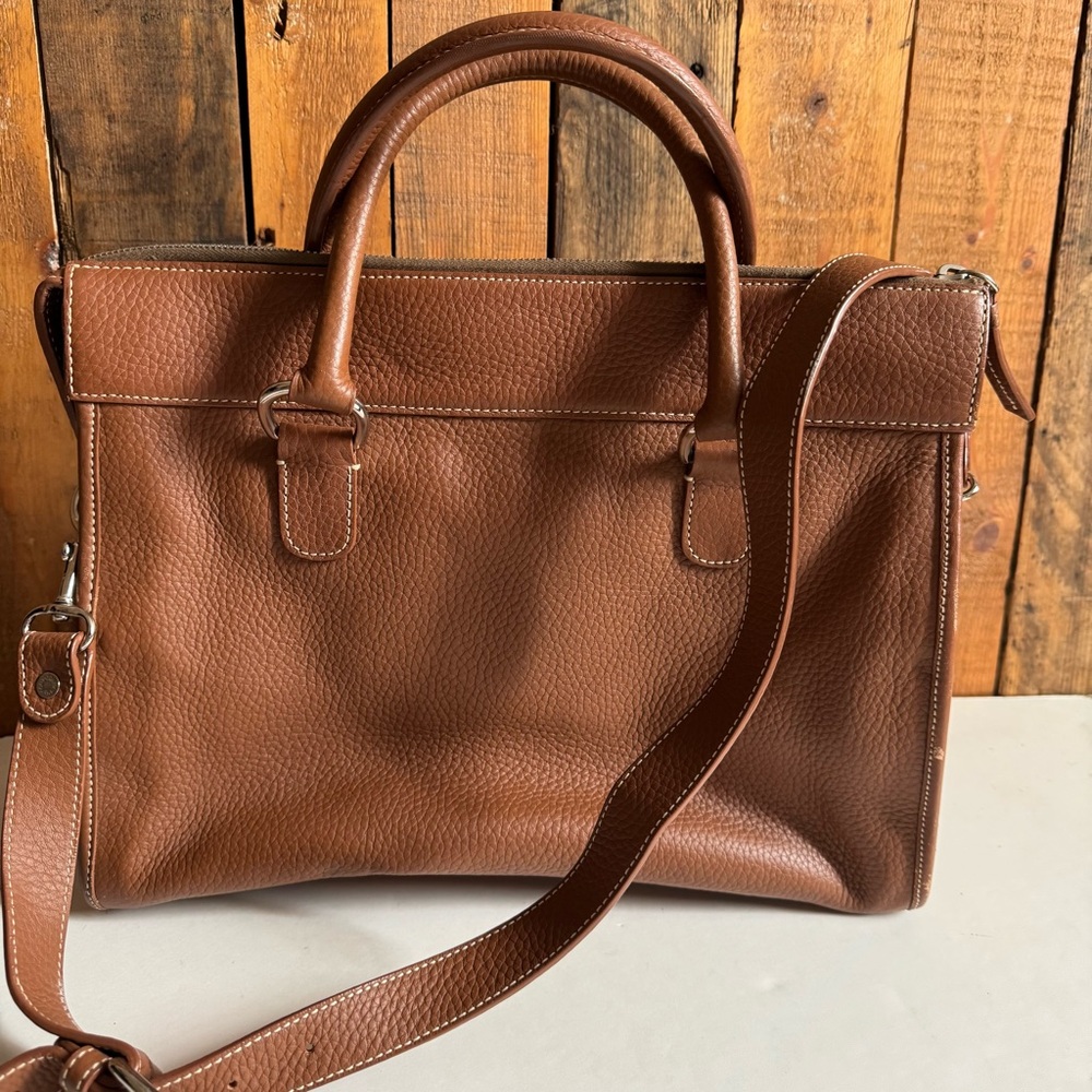Dooney Double Pocket Satchel - Picture 6 of 14